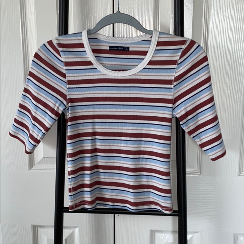 Abercrombie stripped shirt